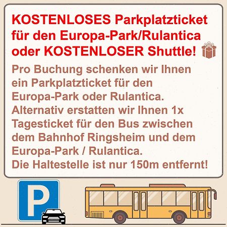 Hotel Sunparc - Shuttle Zum Europa-Park Rust 4Km & Rulantica 2Km Ringsheim Luaran gambar